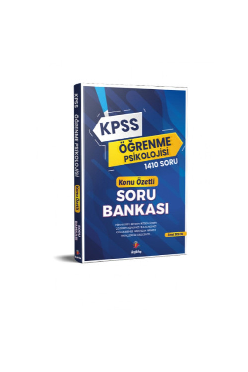 Öğrenme Psikolojisi 1410 Çözümlü Eğitim Bilimleri Soru Bankası