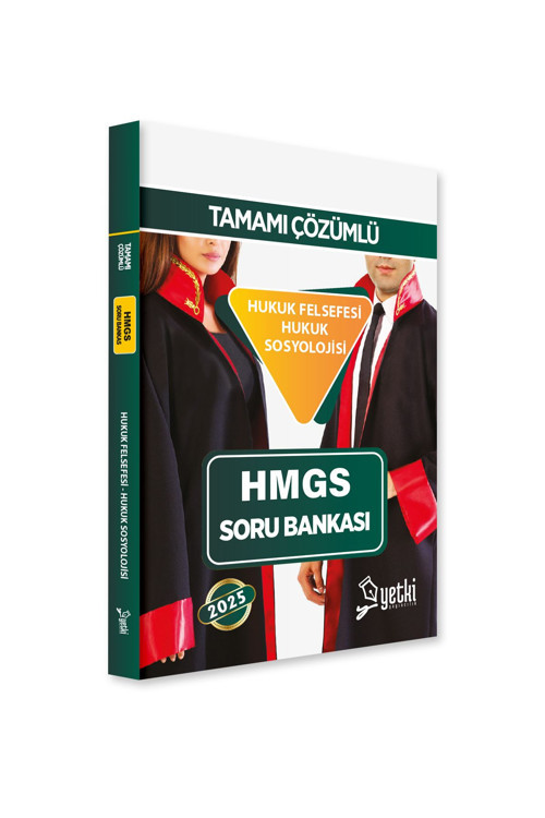 Yetki 2025 Baskı HMGS Hukuk Felsefesi, Hukuk Sosyolojisi Soru Bankası Çözümlü