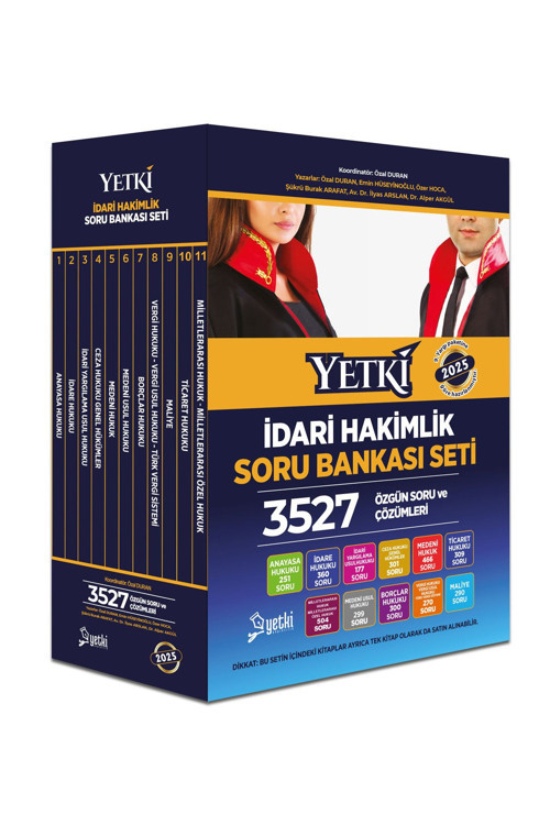 Yetki 2025 Baskı İdari Hakimlik Soru Bankası Seti