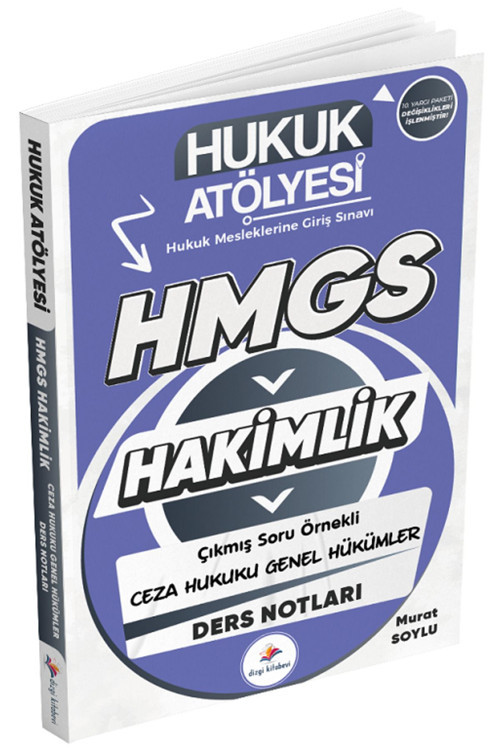 Dizgi Kitap Yeni Hukuk Atölyesi HMGS Hakimlik Ceza Hukuku Genel Hükümler Ders Not.
