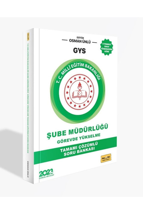 T.C. Milli Eğitim Bakanlığı GYS Şube Müdürlüğü Soru Bankası 2023