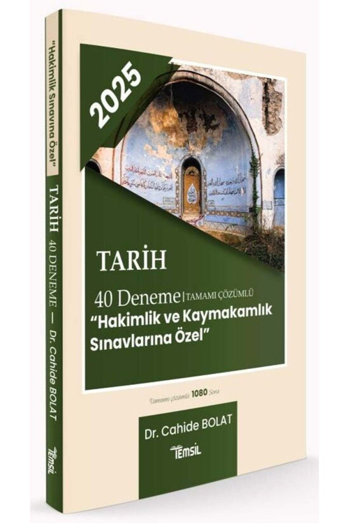 Temsil 2025 Baskı Hakimlik Kaymakamlık Tarih 40 Deneme
