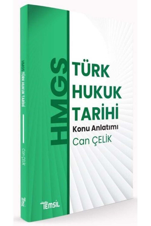 Temsil 2025 Baskı HMGS yeni sezon Türk Hukuk Tarihi Konu Anlatımı