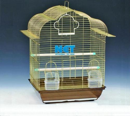 QH Pet Cage Kafes Pirinç 30x23x40 cm 1107AG 