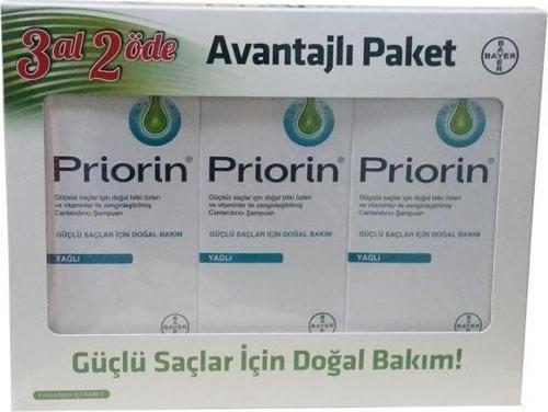 Şampuan 3 Al 2 Öde ( Yağlı Saçlar) Saç Dökülmesine Karşı