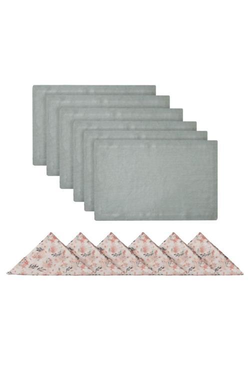 Lovely Pink 6 Kişilik Sofra Tekstil Paketi