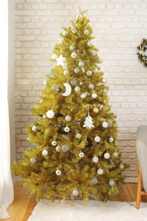 Golden Yılbaşı Çam Ağacı 210 Cm