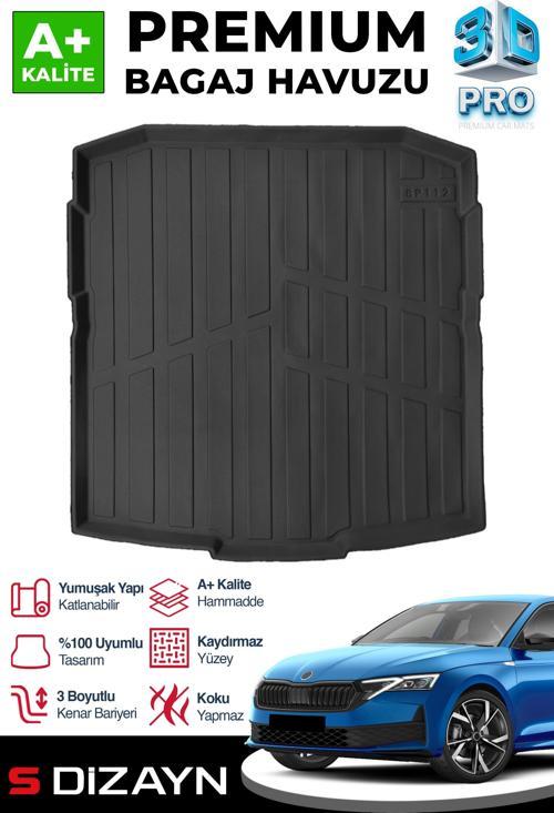 Skoda Octavia 3D Pro Bagaj Havuzu 2024 Üzeri A+ Kalite