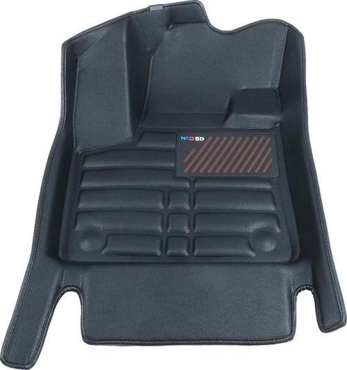 5D Dikişsiz (press) Deri Havuzlu Paspas Siyah Citroen C5 Aircross 2017-2024 ile uyumlu