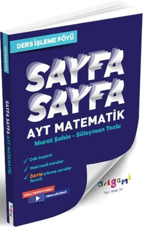 AYT Matematik Sayfa Sayfa Ders İşleme Föyü Tammat Yayıncılık