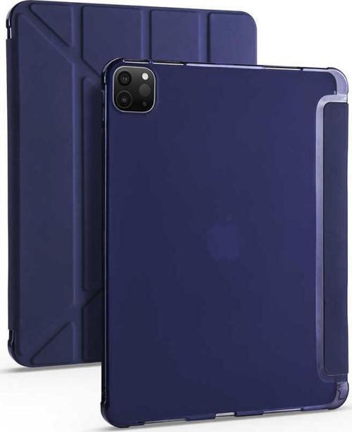 iPad Pro 12.9 2022 M2 Kılıf Tri Folding Kalem Bölmeli Standlı