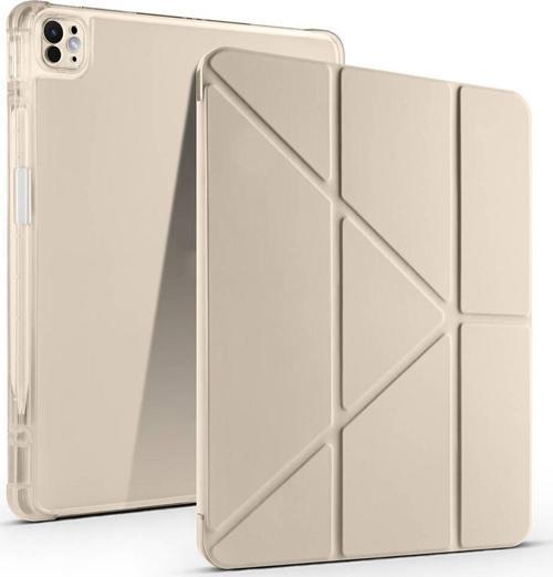 iPad Air 11 2024 Kılıf Tri Folding Kalem Bölmeli Standlı Kılıf