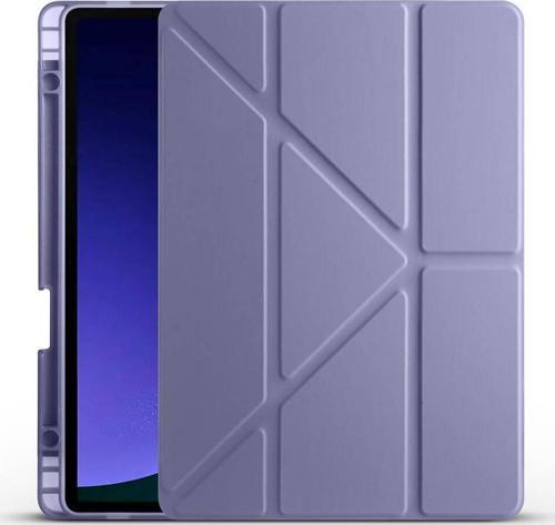 Galaxy Tab S9 Kılıf Tri Folding Kalem Bölmeli Standlı Kılıf