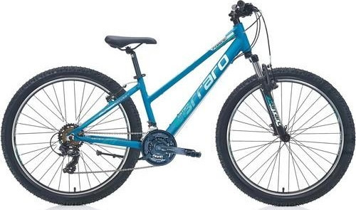Force 701 27.5 Jant 21 Vites 43 cm V-Fren Dağ Bisikleti - Mat Turkuaz - Beyaz