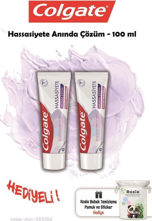 Hassasiyete Anında Çözüm 2 Adet 100 ml ve Rosie Hediye