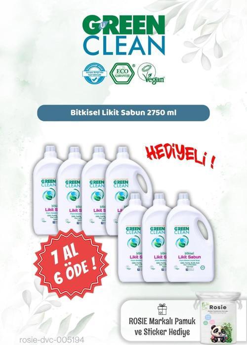 Bitkisel Likit Sabun 2750 ml 7 AL 6 ÖDE ve Rosie Hediye