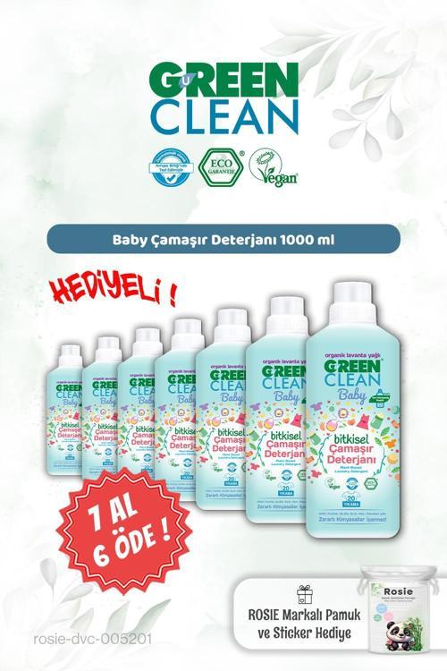 7 AL 6 ÖDE Baby Çamaşır Deterjanı 1000 ml ve Rosie Hediye