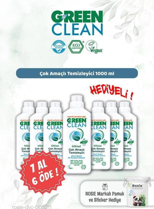 Portakal Yağ. Çok Amaçlı Tem.7 AL 6 ÖDE 1000 ml ve Rosie Hediye