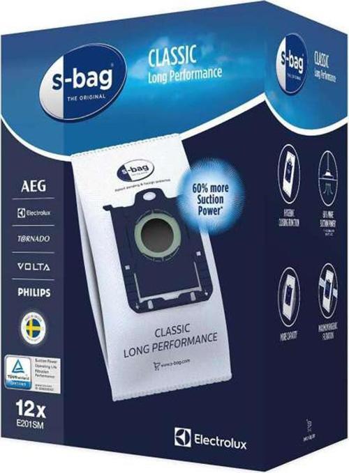 E201SM S-Bag 12'li Toz Torbası