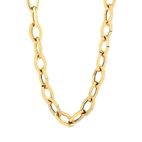 İçi Boş 7,9 mm Altın Zincir