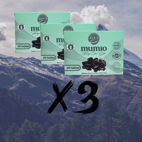 3 Adet Mumiyo (SHİLAJİT) Takviye Edici Gıda %100 Shilagit (270 TABLET)