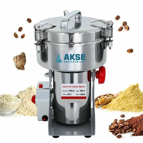 HC2000 Gr Yüksek Devirli Baharat Hububat ve Tarhana Öğütücü 