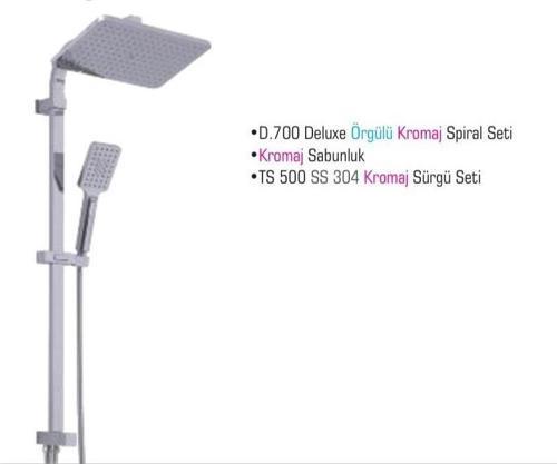 Mirage 500 Tepe Duş Seti Krom D.132.5