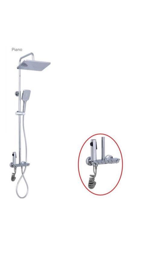 Piano Bataryalı Duş Seti Krom DP.100