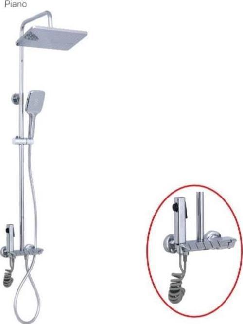 Piano Bataryalı Duş Seti Krom DP.100