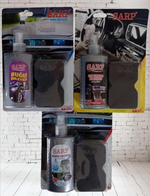 Oto Bakım 3 Lü Set (Yağmur Kaydırıcı,Buğu Önleyici,Torpido Koruyucu