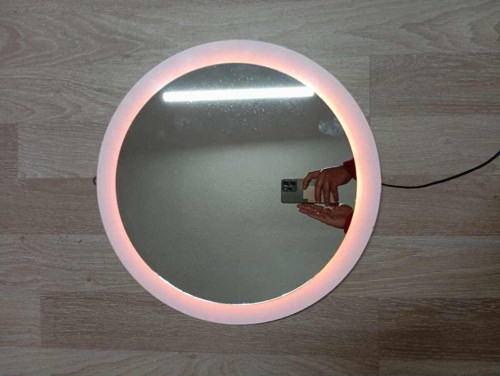 Yuvarlak Işıklı Ayna 45 Cm
