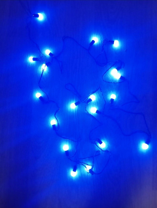 Yılbaşı Süsü Led Aydınlatma Mavi