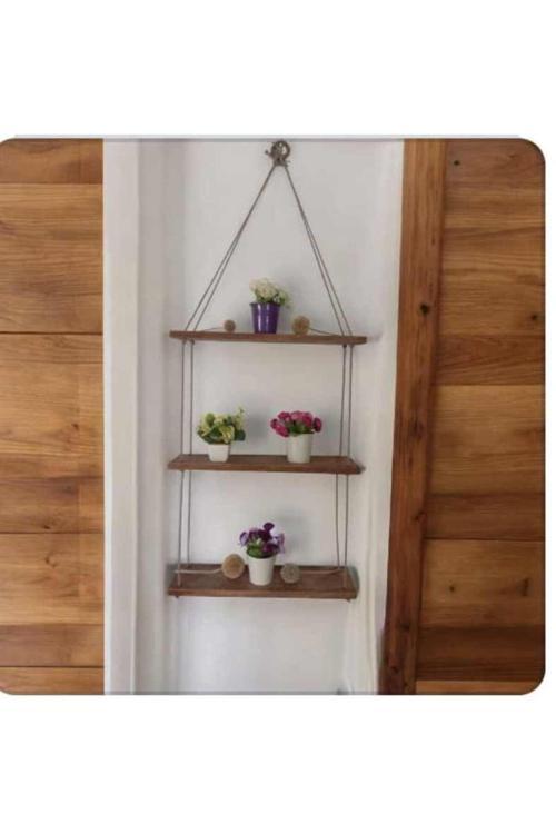 Ahşap Kitaplık, Saksı Aparatı