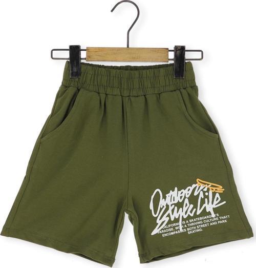 CEPLİ OUTDOOR BASKILI ERKEK ŞORT Haki