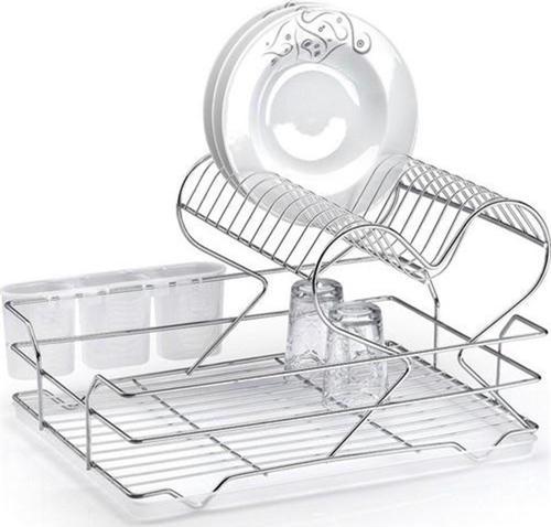 Lalezar Kalpli Metal Bulaşıklık Tabaklık Bulaşıklık Kurutma Sepeti LZR-519