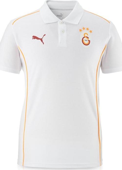 Orijinal Lisanslı Polo Yaka Beyaz Antrenman T-Shirt