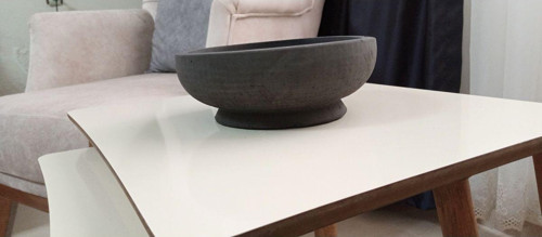 Beton Bonsai Saksısı Siyah Çift Taban