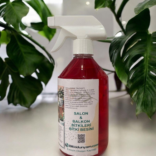 Bitki Besini Salon Ve Balkon Bitkilerine Özel 500 Ml