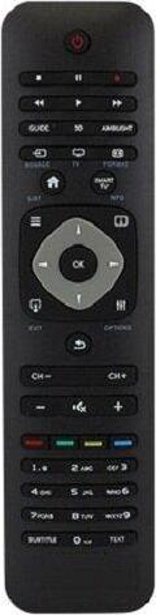 42PFL6198K/12 Klavyesiz Televizyon Kumandası