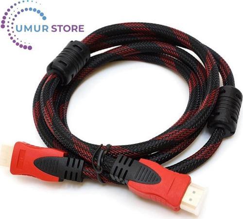 4K 3D Örgülü Flat HDMI Kablo 1.5 mt