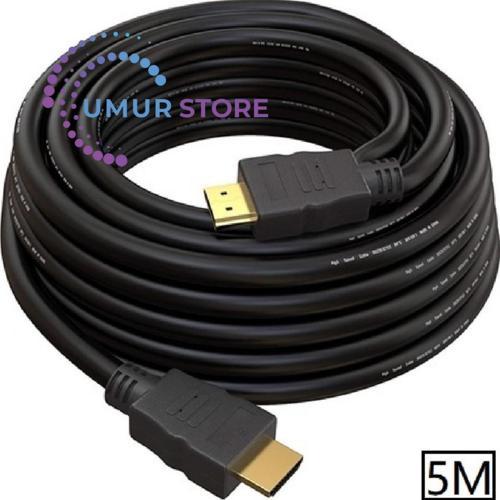 HDMI 5 Metre LCD Laptop Full Hd Ara Altın Kaplama Bağlantı Kablosu