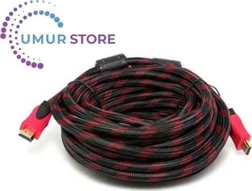 Hdmi Kablo 15 Metre 3d 4k Full Hd Hdmi Tv Uydu Alıcısı Kablosu