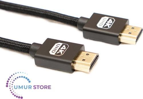 HDMI To HDMI Kablo Spiralli 4K 60Hz 80CM