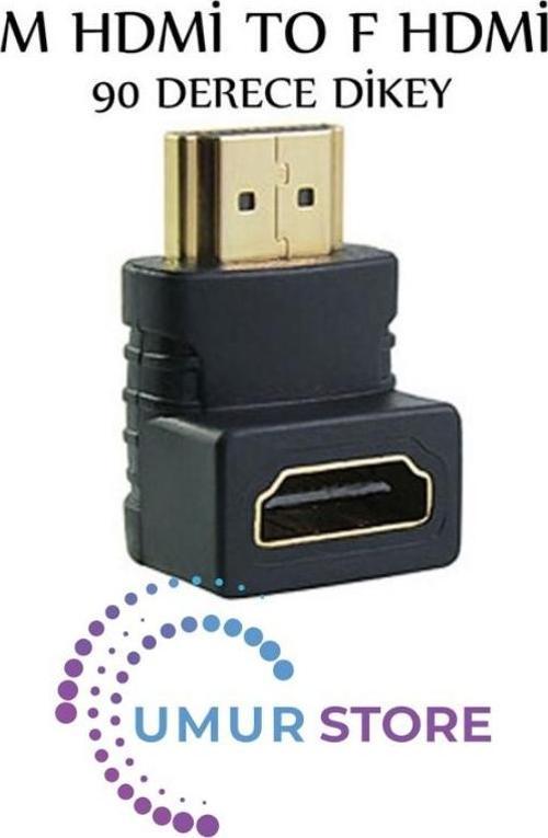 M Hdmi To F Hdmi 90 Derece Dikey
