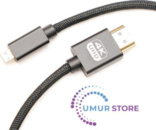Micro HDMI To HDMI Kablo 4K 60Hz 1m