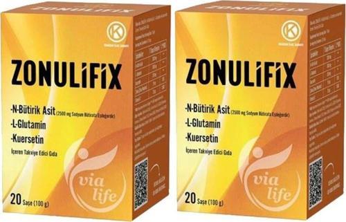 Zonulifix N-bütirik Asit, L-glutamin, Kuersetin 20 Şase - 2'li