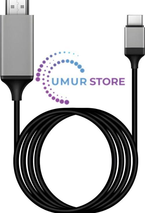Type-C HDMI USB 3.1 Uyumlu Adaptör Kablosu Hdtv 30Hz 4K Usb-C Kablo Pc Için Monitör