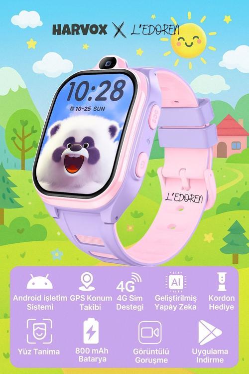 HX 4G Pro + Plus Android Sim Kartlı Akıllı Çocuk Saati | GPS Konum, Kamera, Görüntülü Görüşme HarvoX