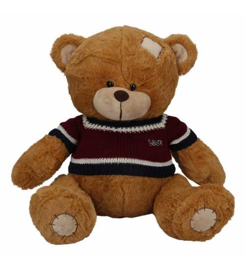 01008 Kazaklı Peluş Ayı 42 cm.