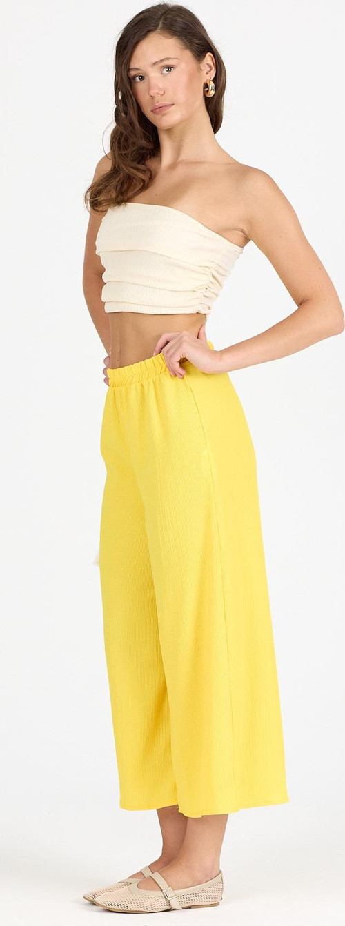 Kadın Yanı Nakışlı Örme Pantolon RD24YB110913